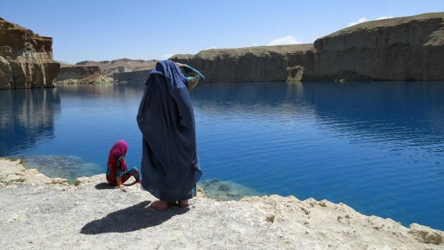 Vista del parque Band-e Amir, en Afganistán.