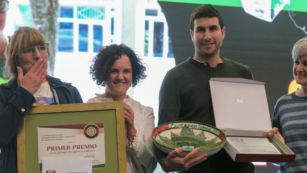 Quesería Los Puertos, ganadora del Certamen del Queso Cabrales 2023.