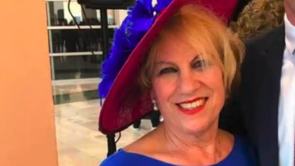Ángeles Béjar y Luis Rubiales en la boda de Evelin