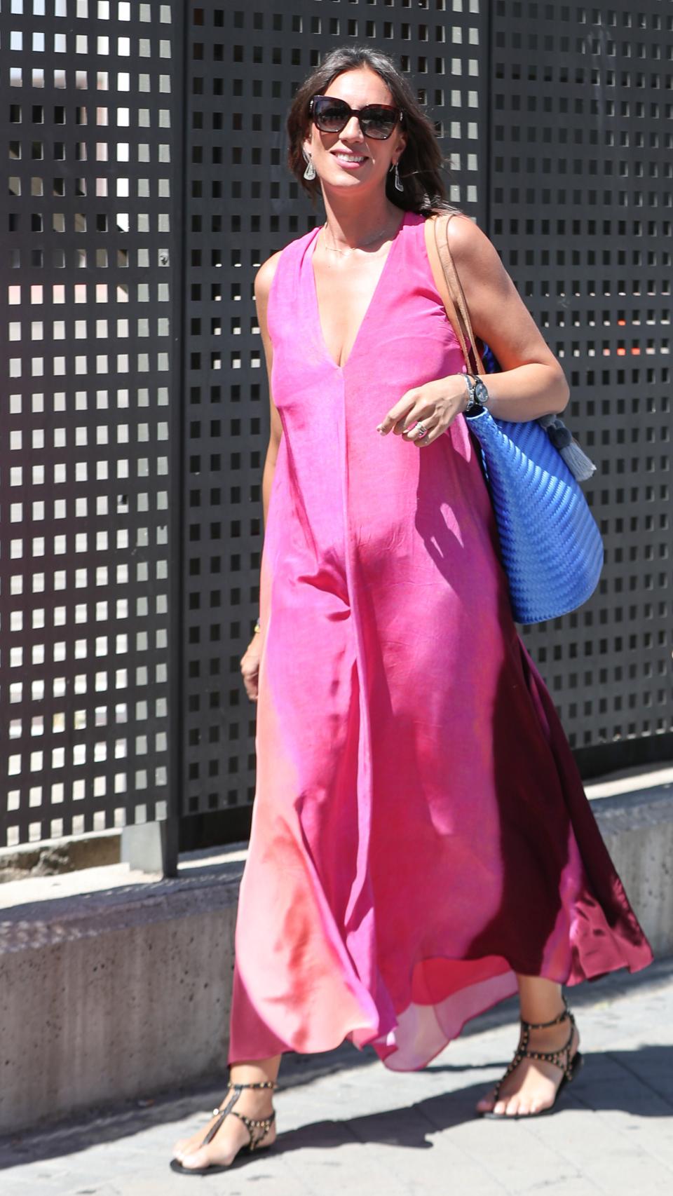 Patricia Pardo saliendo de Mediaset España este lunes, día 28.