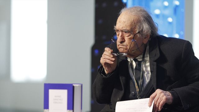 Presentación de los Ensayos reunidos de Rafael Sánchez Ferlosio  (2015) / Foto:  Eduardo Parra / Europa Press.