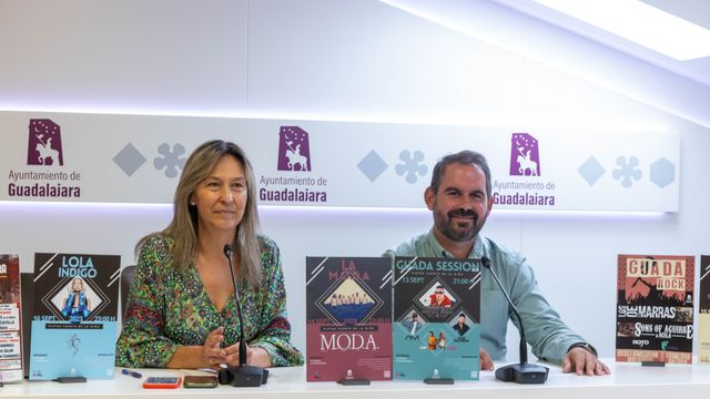 Ana Guarinos y Santiago López. Foto: Ayuntamiento de Guadalajara.