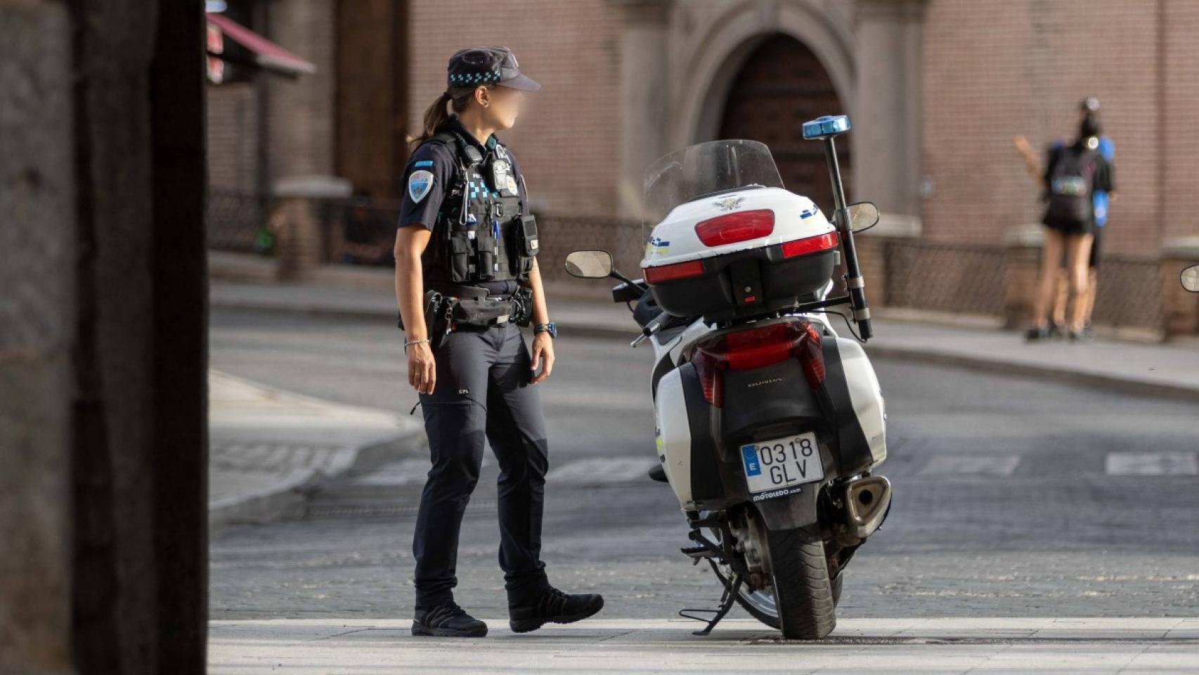 Policía en Toledo.