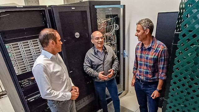 Instalaciones tecnológicas en la Universidad de Las Palmas.