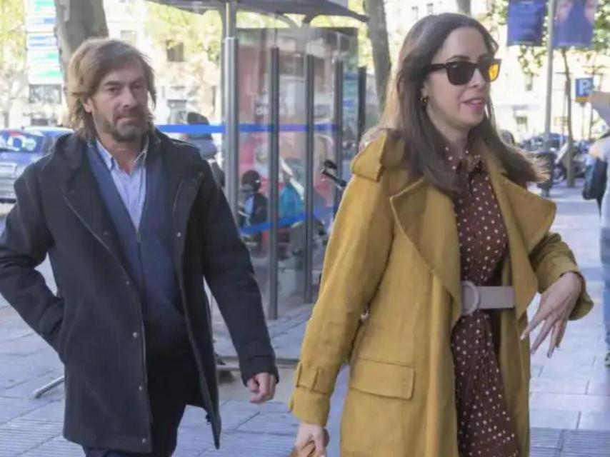 Pedraz y Hormigos, al poco de confirmarse el embarazo.