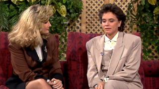 Sonia Martínez con Nieves Herrero en 'De tú a tú' en el año 1991.