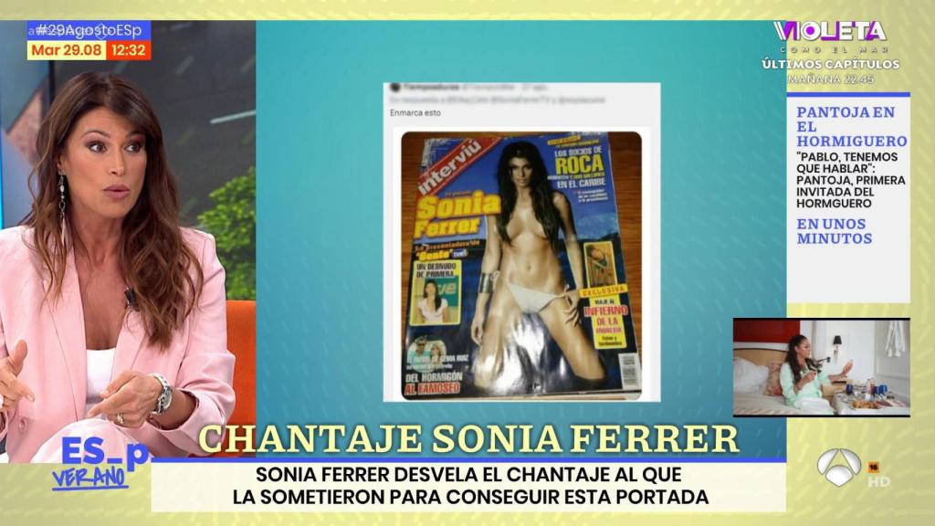 Sonia Ferrer en 'Espejo Público'.