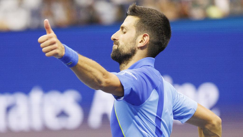 Novak Djokovic, en el US Open