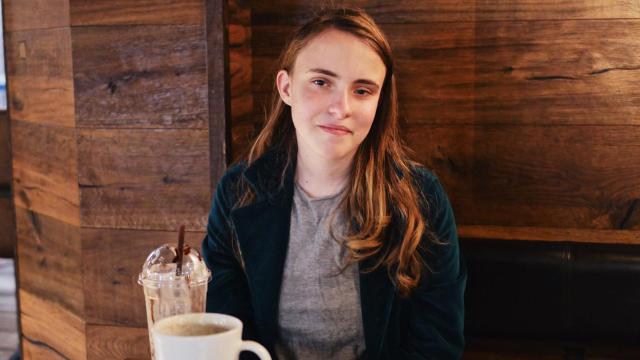 La activista sueca de 18 años Ia Aanstoot.