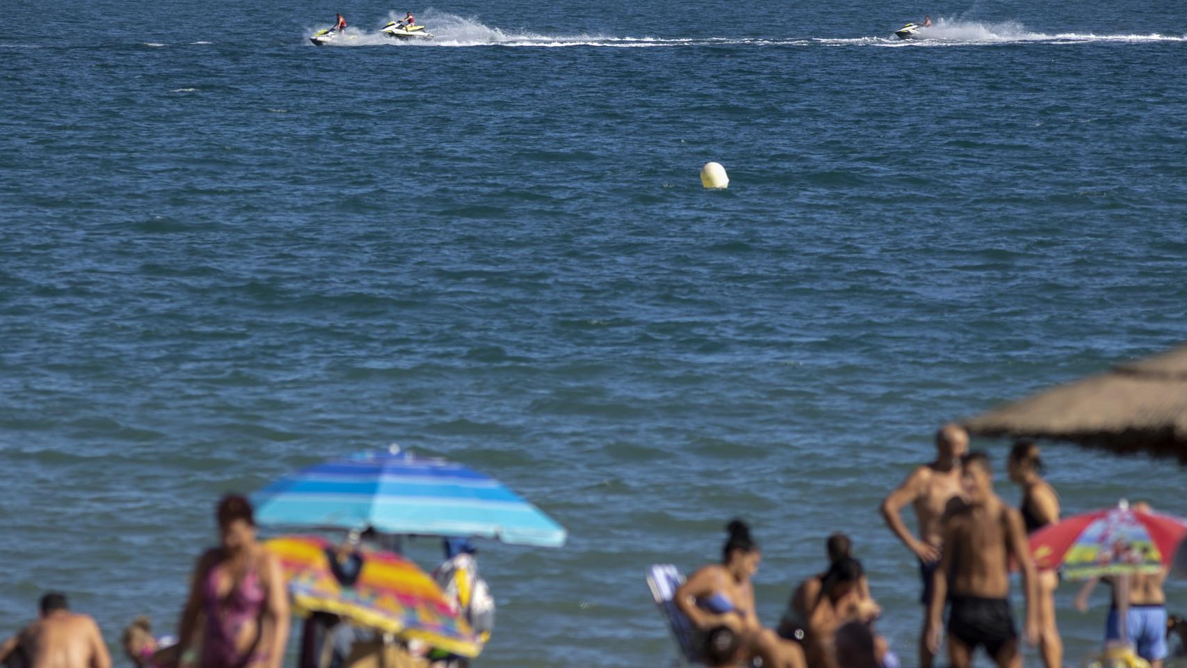 Una playa de Málaga.