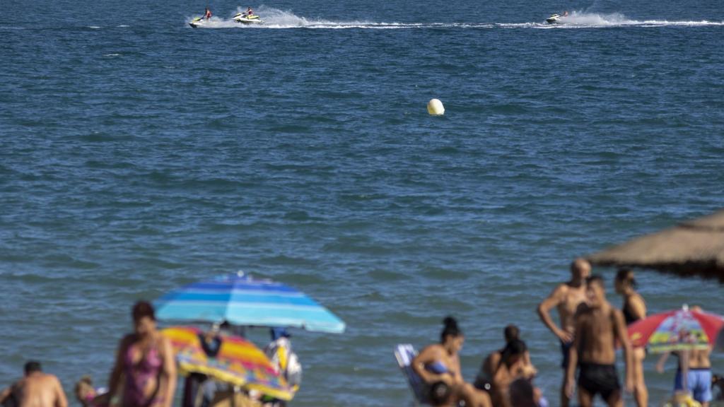 Una playa de Málaga.