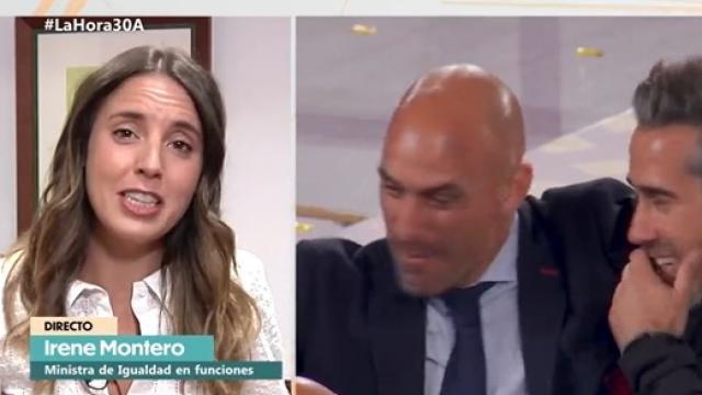 La ministra de Igualdad en funciones, Irene Montero, este miércoles en TVE.