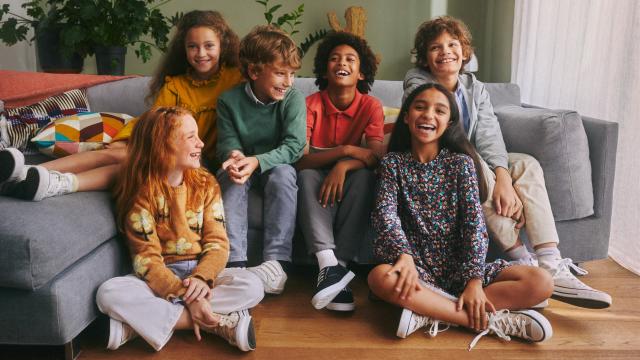 Imagen editorial de la primera campaña de Springfield Kids.