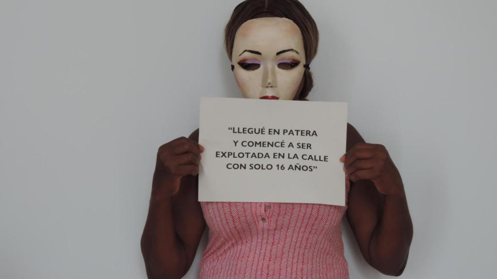 Una de las mujeres que acuden al Centro Lugo.