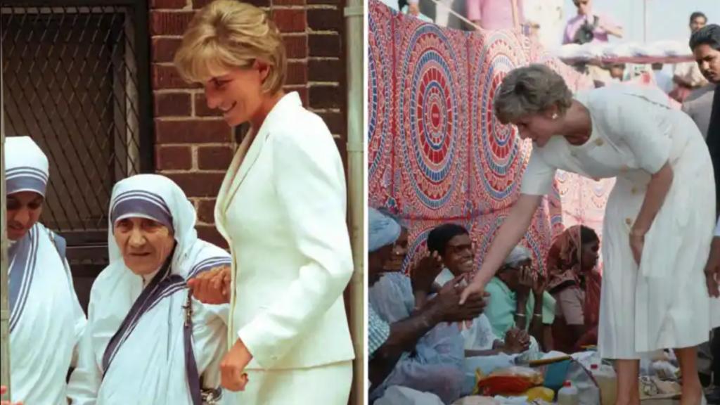 La princesa fue conocida como la primera activista royal que daba la mano.