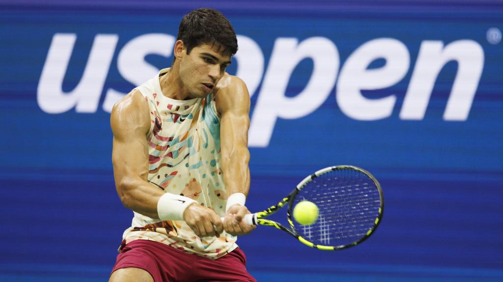 Carlos Alcaraz, en el US Open