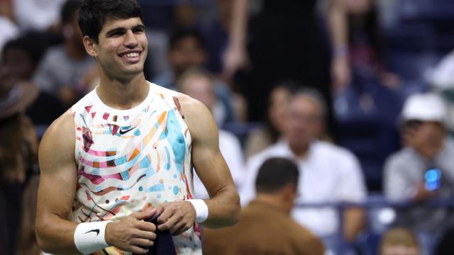 Carlos Alcaraz, en el US Open