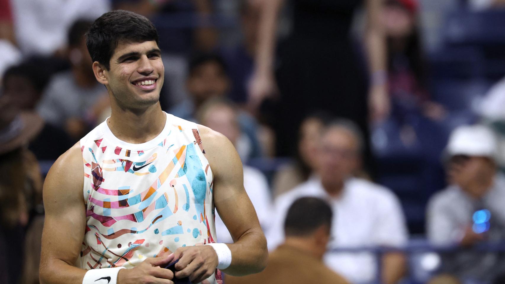 Carlos Alcaraz, en el US Open