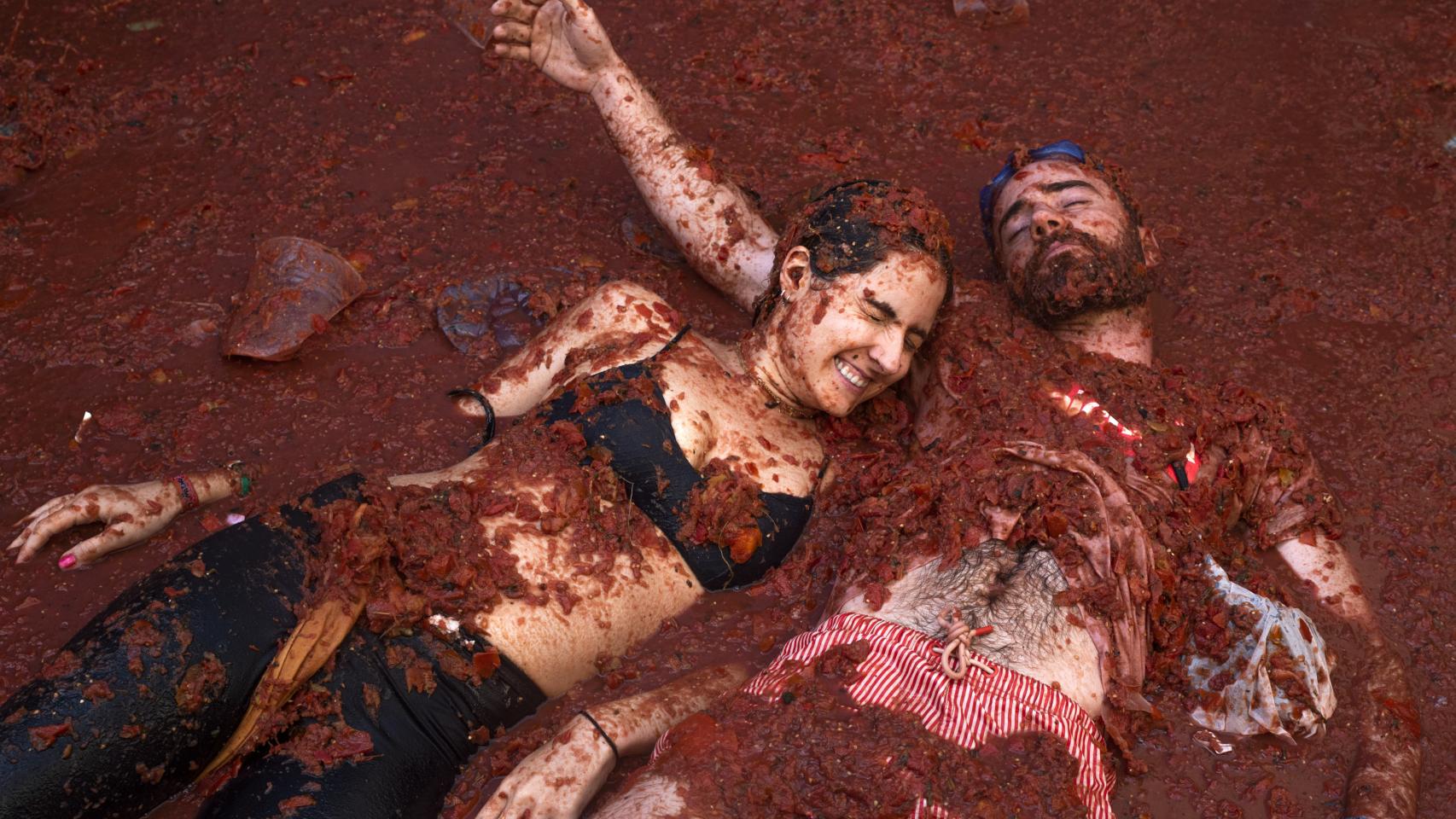 Imagen de la Tomatina de 2022.