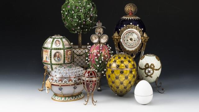 Huevos de Fabergé.
