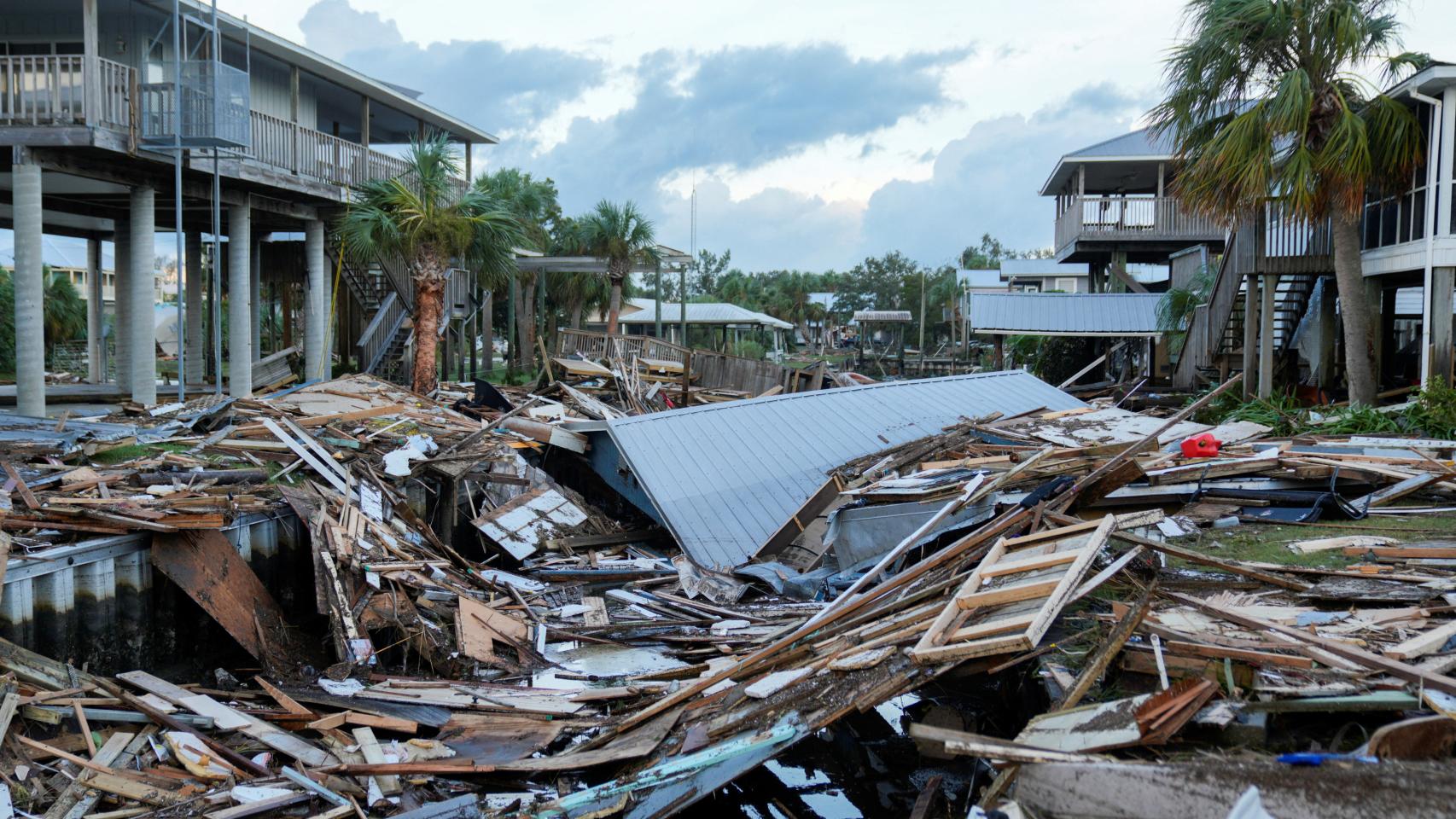 Imágenes de los destrozos de la tormenta Idalia.