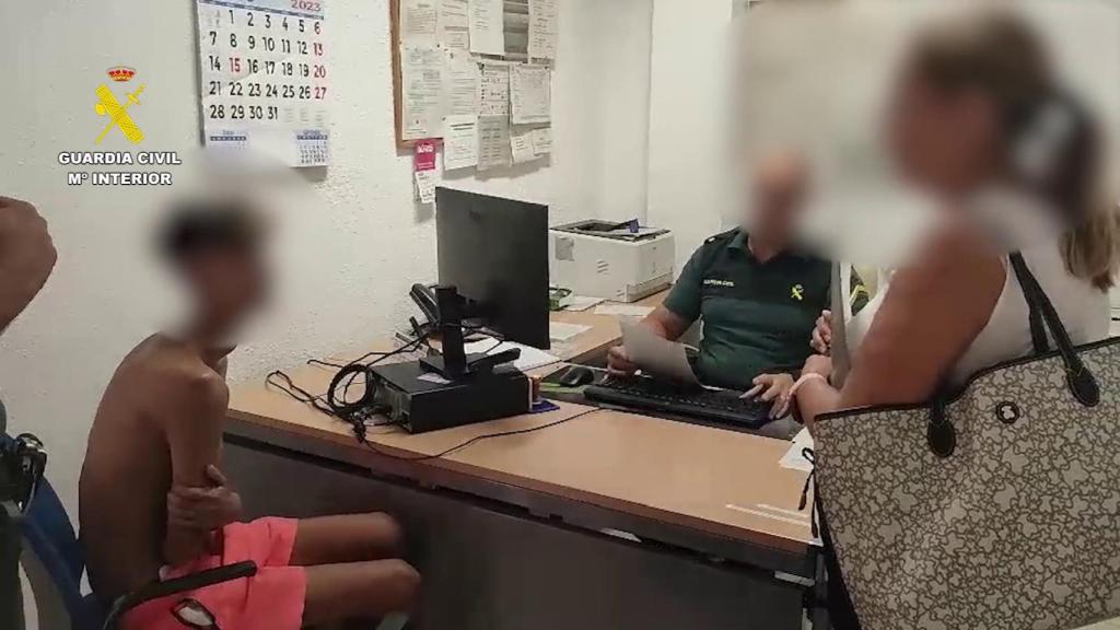 Uno de los detenidos por las agresiones investigadas este domingo en Guardamar del Segura.