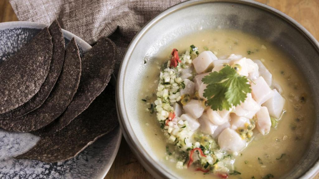 Ceviche de Corvina de Pacífico.