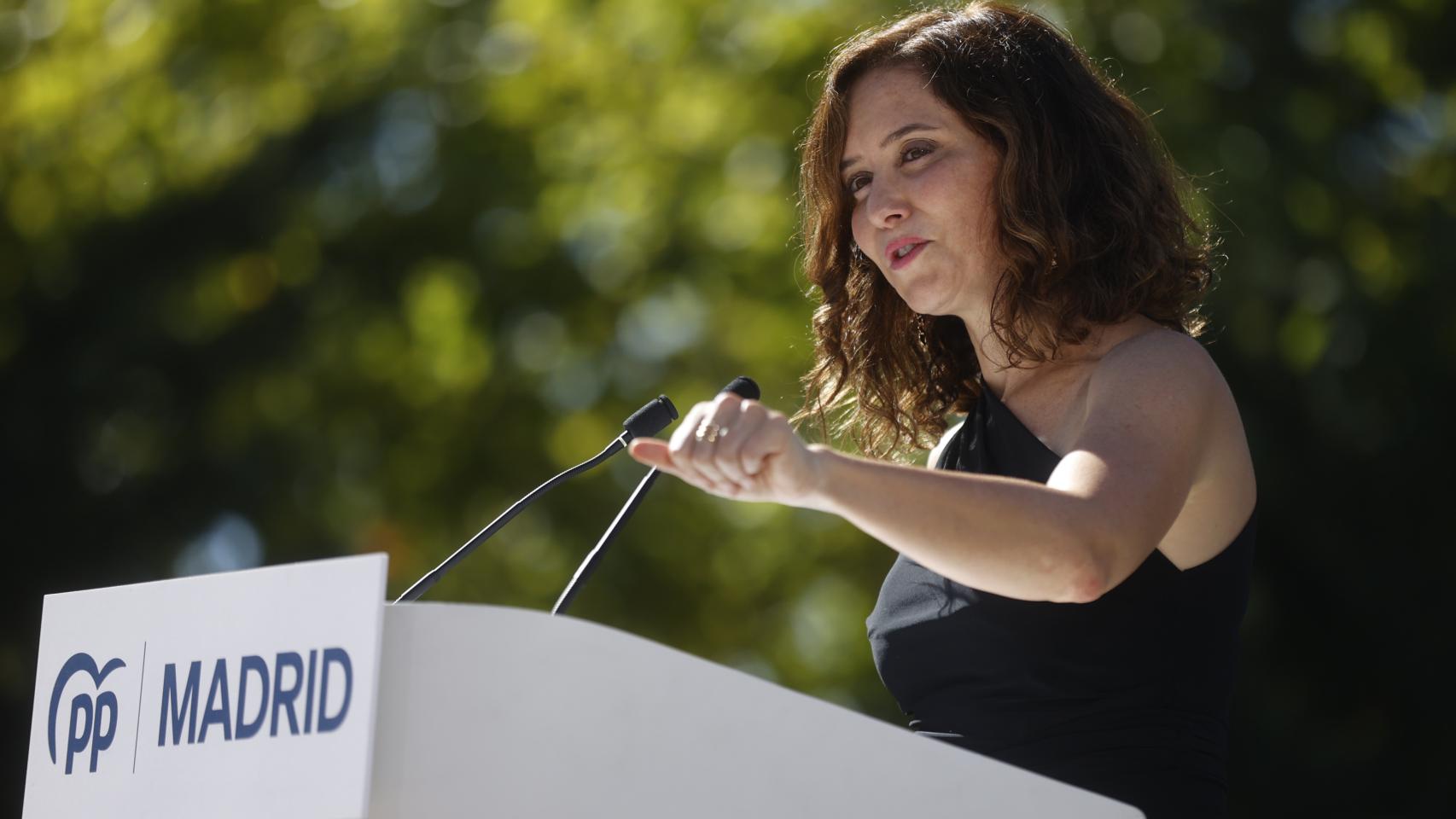 La presidenta de la Comunidad de Madrid, Isabel Díaz Ayuso, en una imagen de archivo.