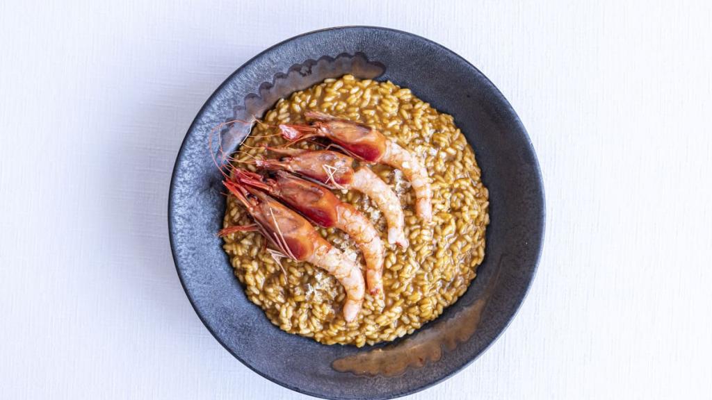 Arroz con gambas, de Restaurante Treze.