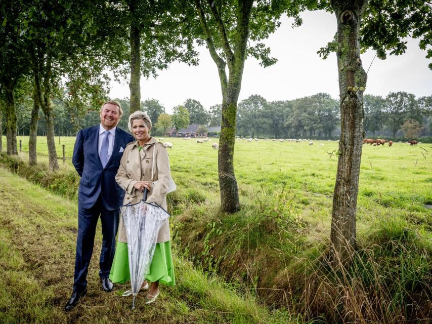 Los Reyes, en su visita a Gelderse Vallei.