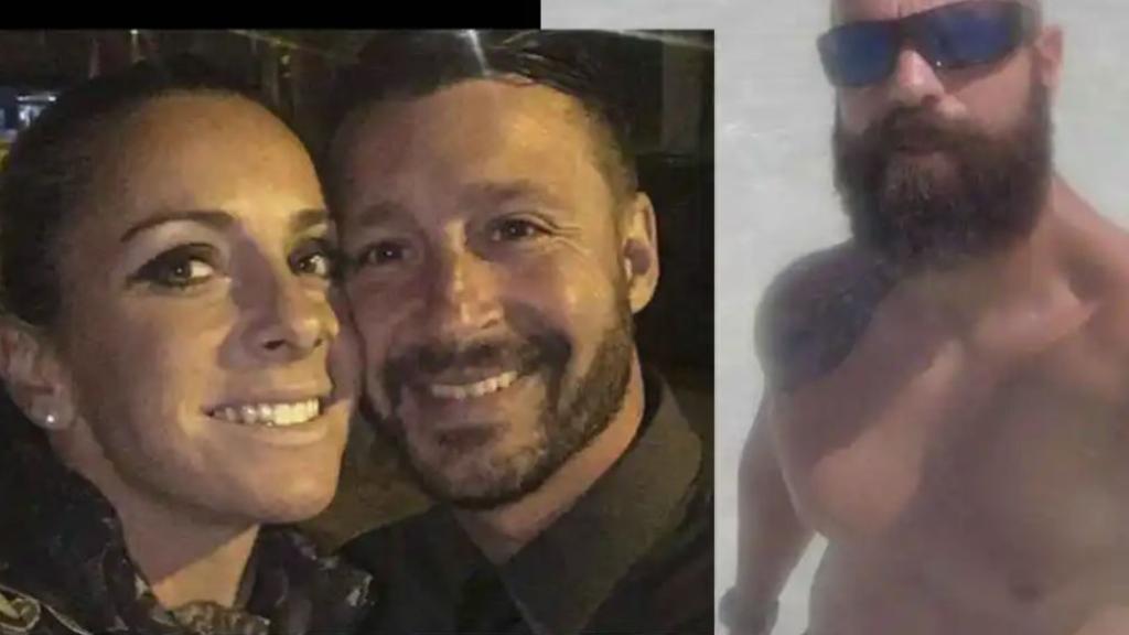 Rosa y Pedro (izquierda) y a la derecha, Albert, con quien Rosa mantenía una relación paralela.