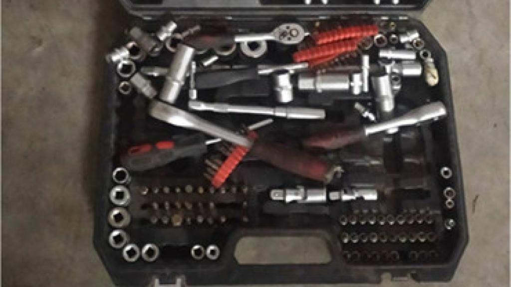 Uno de los objetos que robaron del desguace