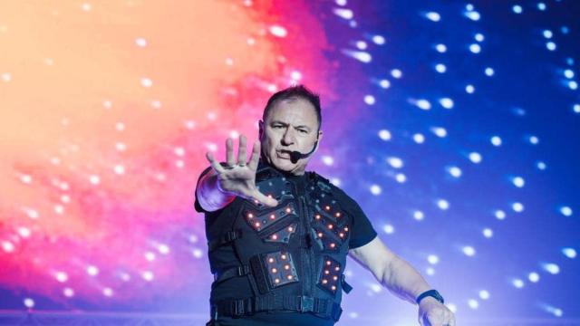 Chimo Bayo durante una actuación este verano