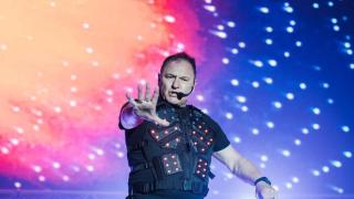 Chimo Bayo durante una actuación este verano