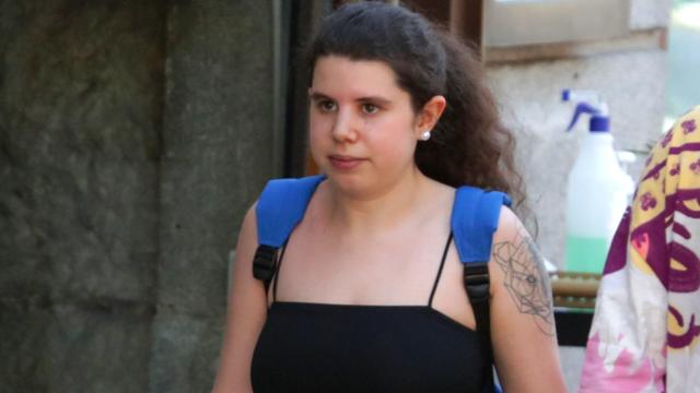 Carla Vigo por las calles de Madrid en mayo de 2022.