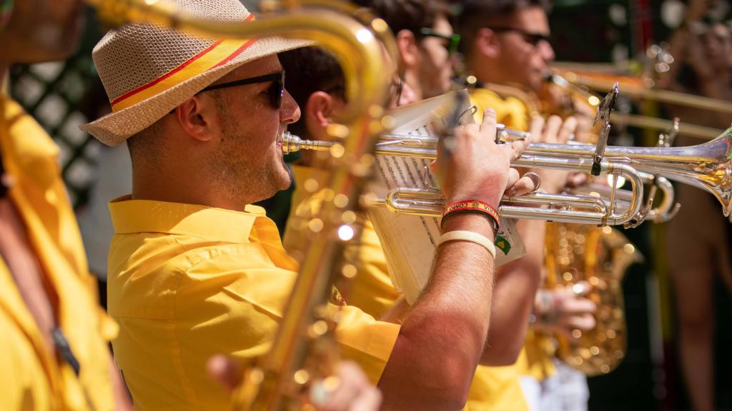 Imagen de archivo de una charanga en Gálvez (Toledo).