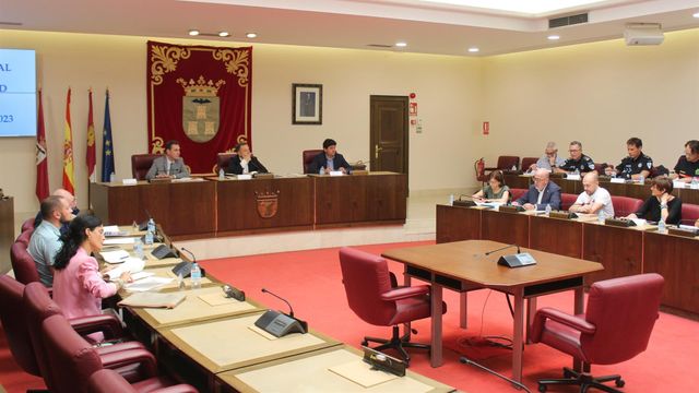 Junta Local de Seguridad en Albacete. Foto: Ayuntamiento de Albacete.