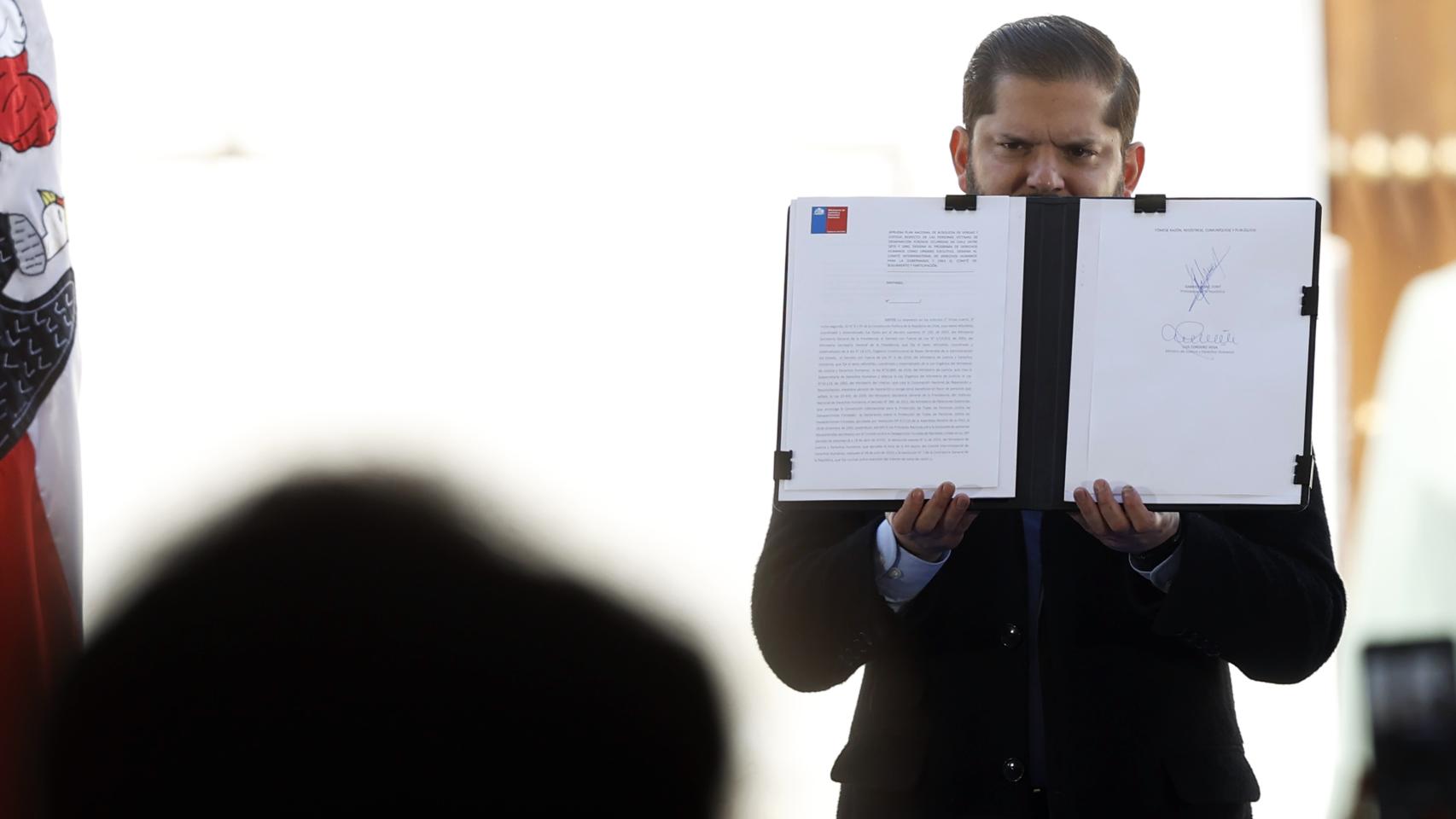El presidente de Chile, Gabriel Boric, este miércoles.