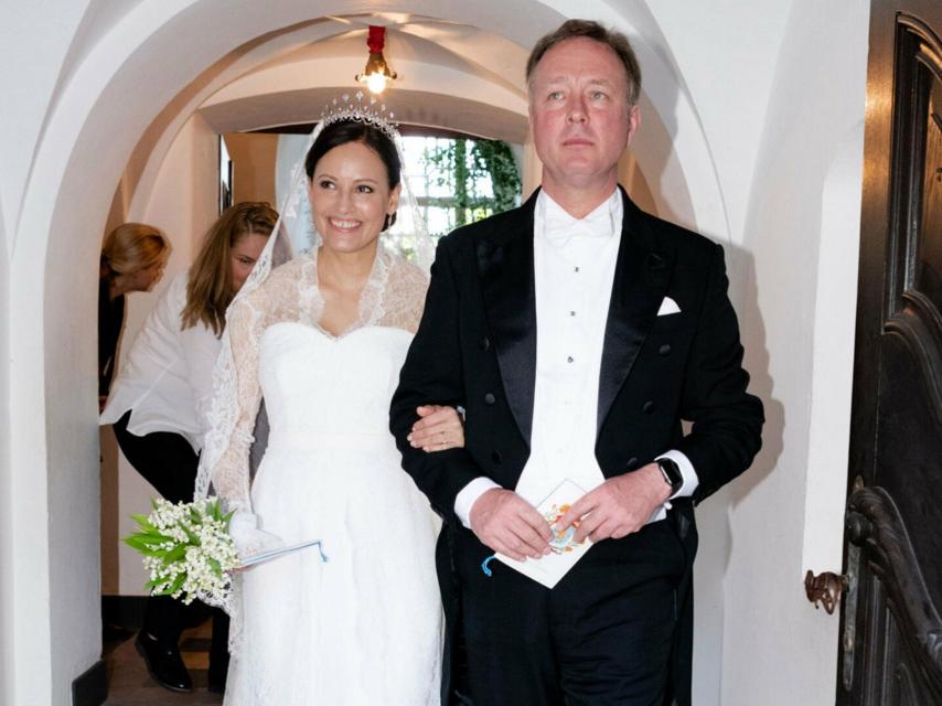La boda de la pareja, en 2022.