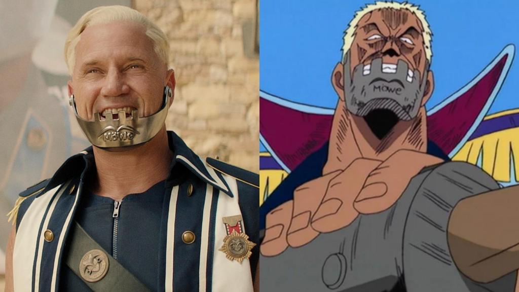 Comparación del Capitán Morgan en el remake y en el anime.