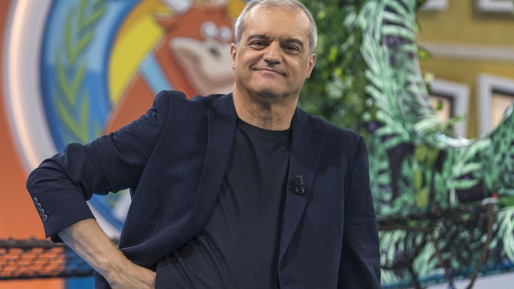 Ramón García antes de la grabación de uno de los programas del útimo Grand Prix.