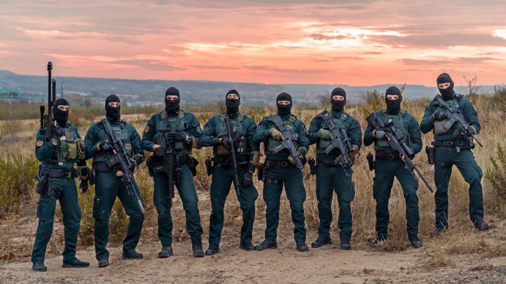 Miembros del GAR de la Guardia Civil.