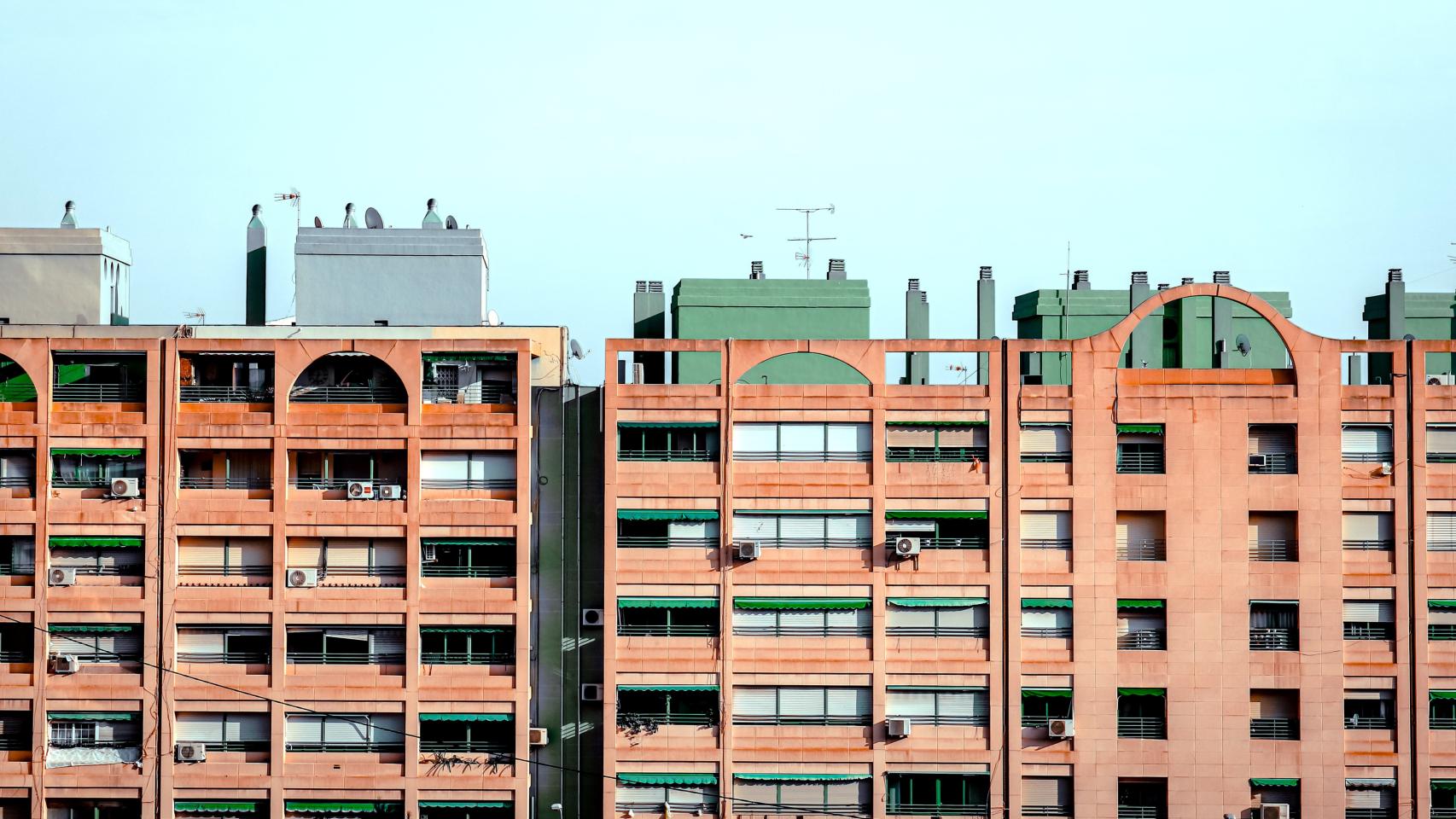 Bloques de viviendas.