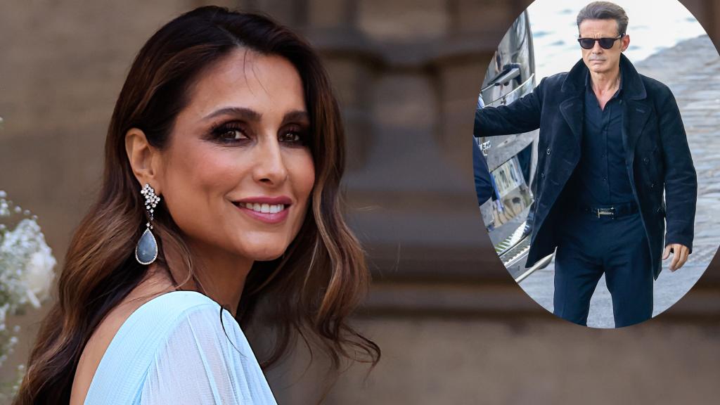 Paloma Cuevas junto a su razón de amor, Luis Miguel, en un fotomontaje de EL ESPAÑOL.