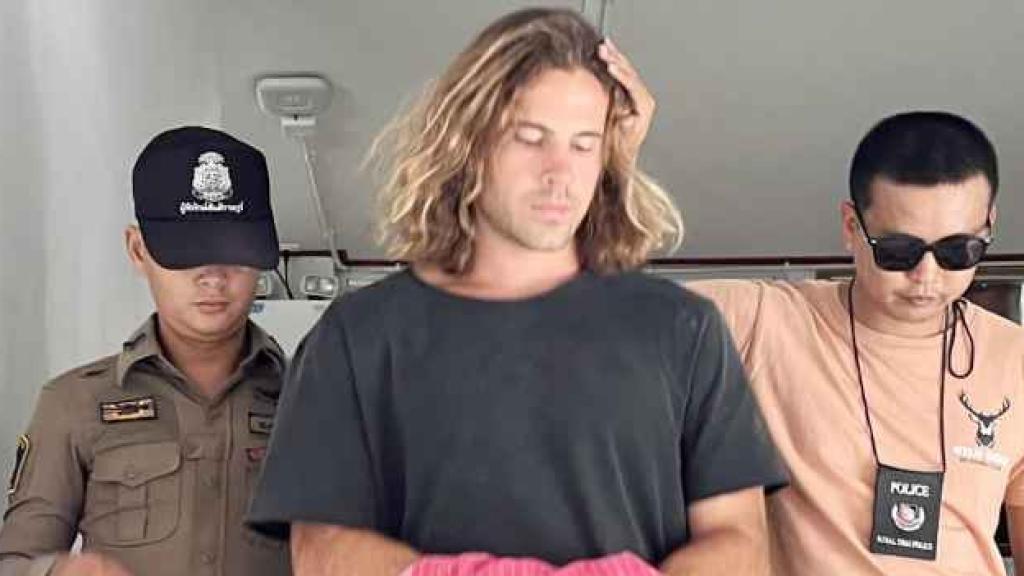Daniel Sancho antes de ser trasladado a la prisión de Koh Samui.
