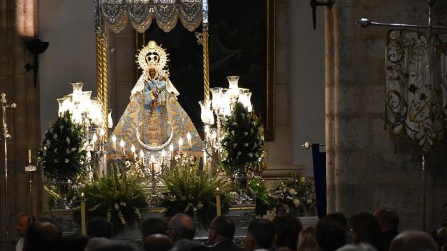 La Virgen de las Cruces por las calles de Daimiel (Ciudad Real). Foto: Ayuntamiento de Daimiel (Ciudad Real).