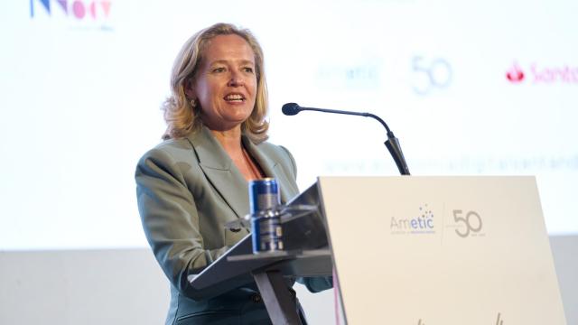Nadia Calviño, vicepresidenta primera y ministra de Asuntos Económicos y Transformación Digital, en el 37 Encuentro de Ametic