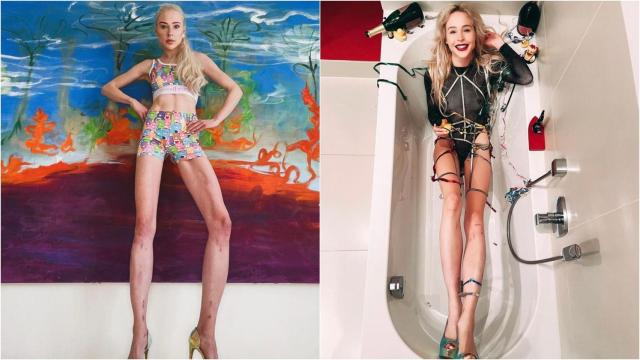 Imágenes de la supermodelo alemana Theresia Fischer.