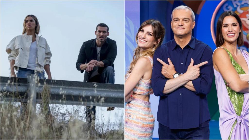 Michelle Calvó, actriz canaria, durante una sesión de fotos