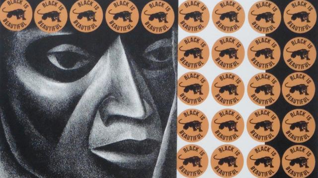 Elizabeth Catlett: Detalle de 'Negro es bello II', 1969. The Elizabeth Catlett Mora Family Living Trust